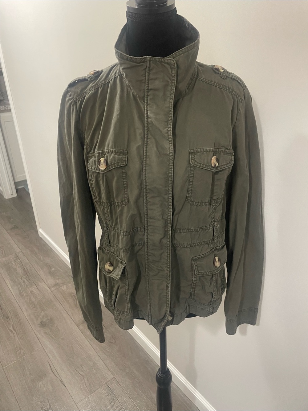 Arizona Jean Company Olive Green Utility Jacket